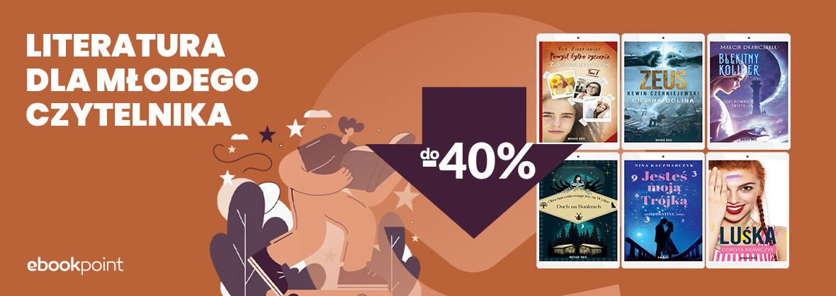 Grafika promocji - Literatura dla młodego czytelnika / do -40%